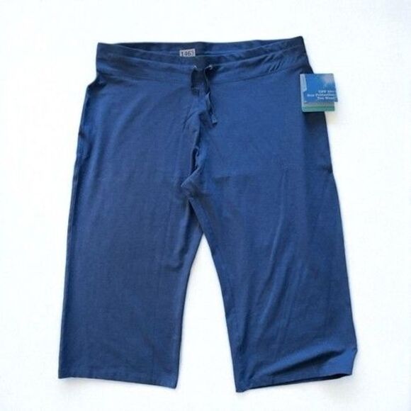 NWT Coolibar UPF 50+ Pull On Straight Leg Travel Pants Women Size 2XL Blue Light - Picture 1 of 13